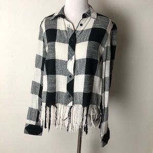 Fringe "Flannel" Button Down